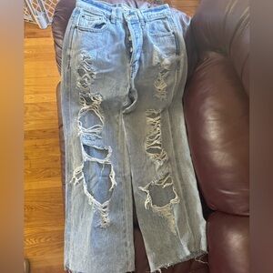 Pacsun. Size 26. Baggy Ripped Jeans.